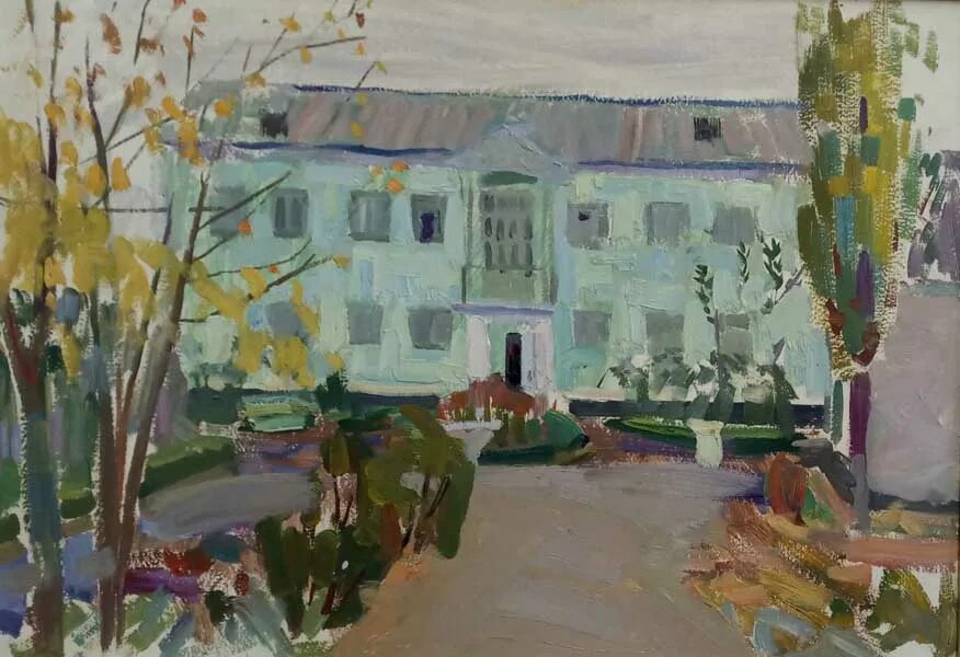 Пейзаж с сиренью акварелью. Художник далевски сочи. Серов крымский дворик. Жилинского картины. Этюды сочи.