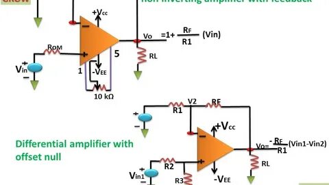 Differential Amplifier Using Op Amp - EroFound