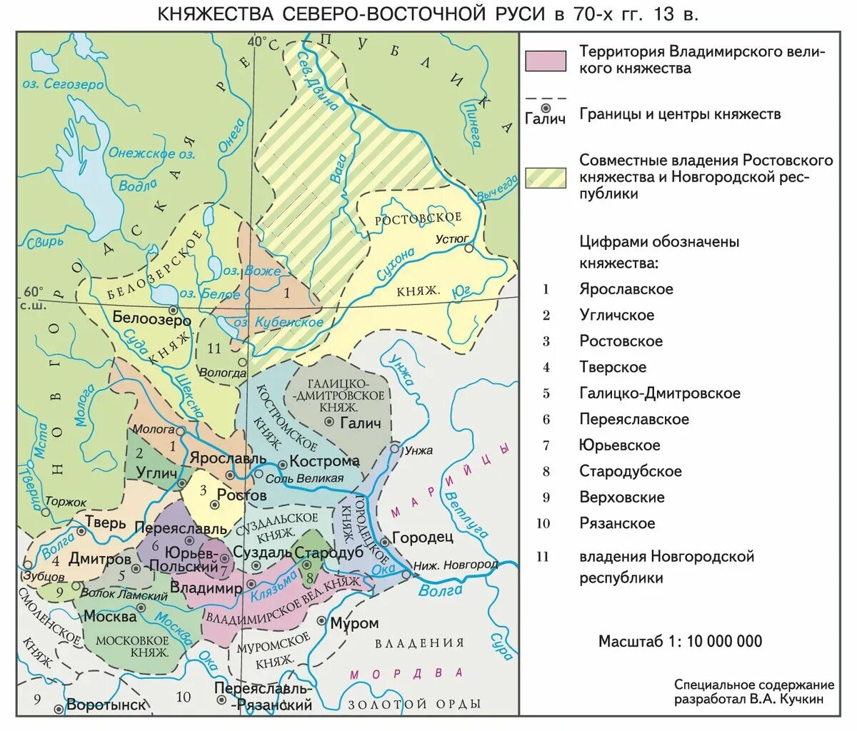 Какой город стал центром княжества