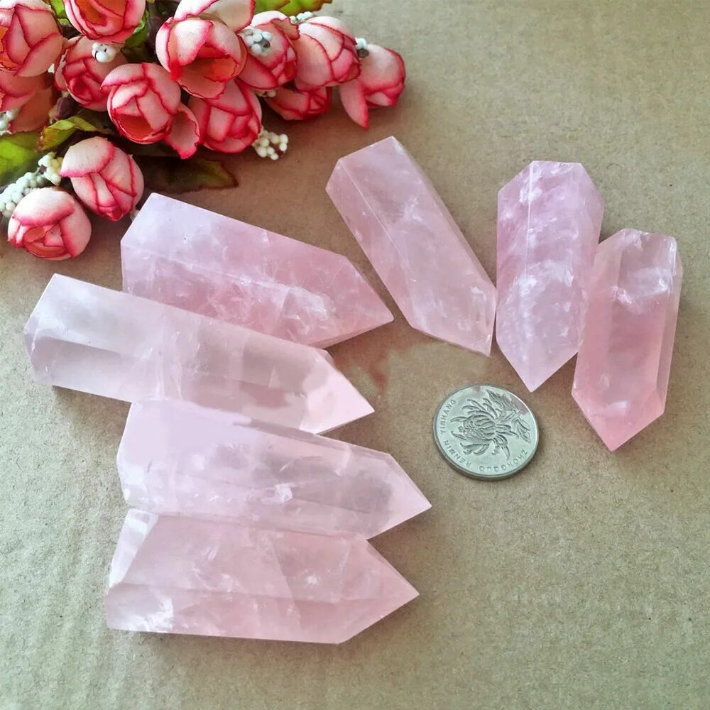 САМОЦВЕТ Rose Quartz - Роуз кварц. Флюорит розовый камень. Кристалл розовый кварц палочка. Crystal кварц.