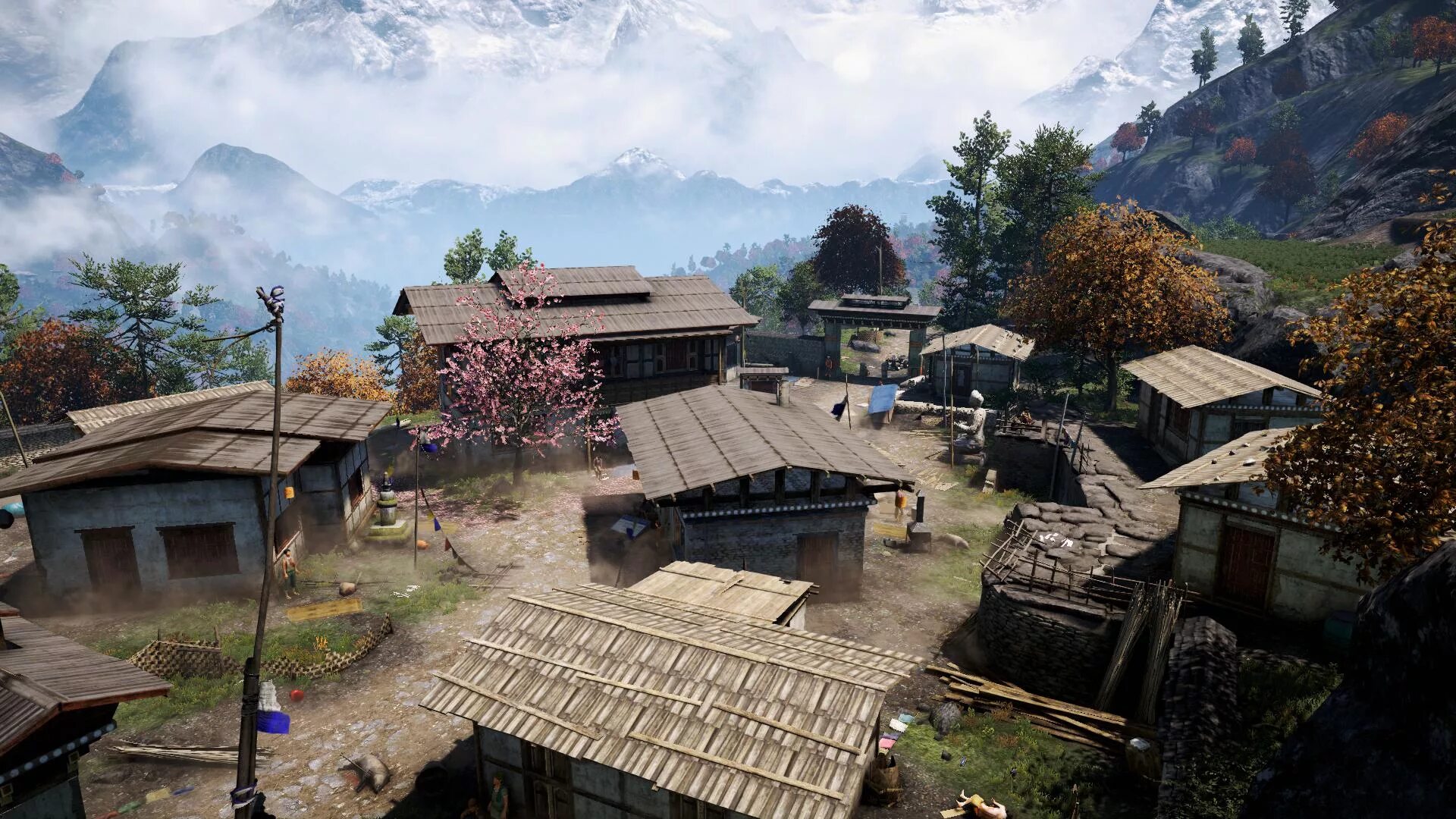 Кират фар край 4. Гималаи деревня Кират. Кират far Cry. Фар край 4 монастырь. Far village