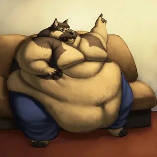 Fat furry belly