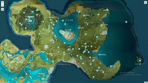 Genshin world map
