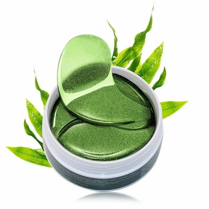 Патчи со спирулиной. Гидрогелевые патчи. dsiuan green tea lady eye mask. гидрогелевые патчи dsiuan green tea lady eye mask. корейские патчи для глаз с водорослями.