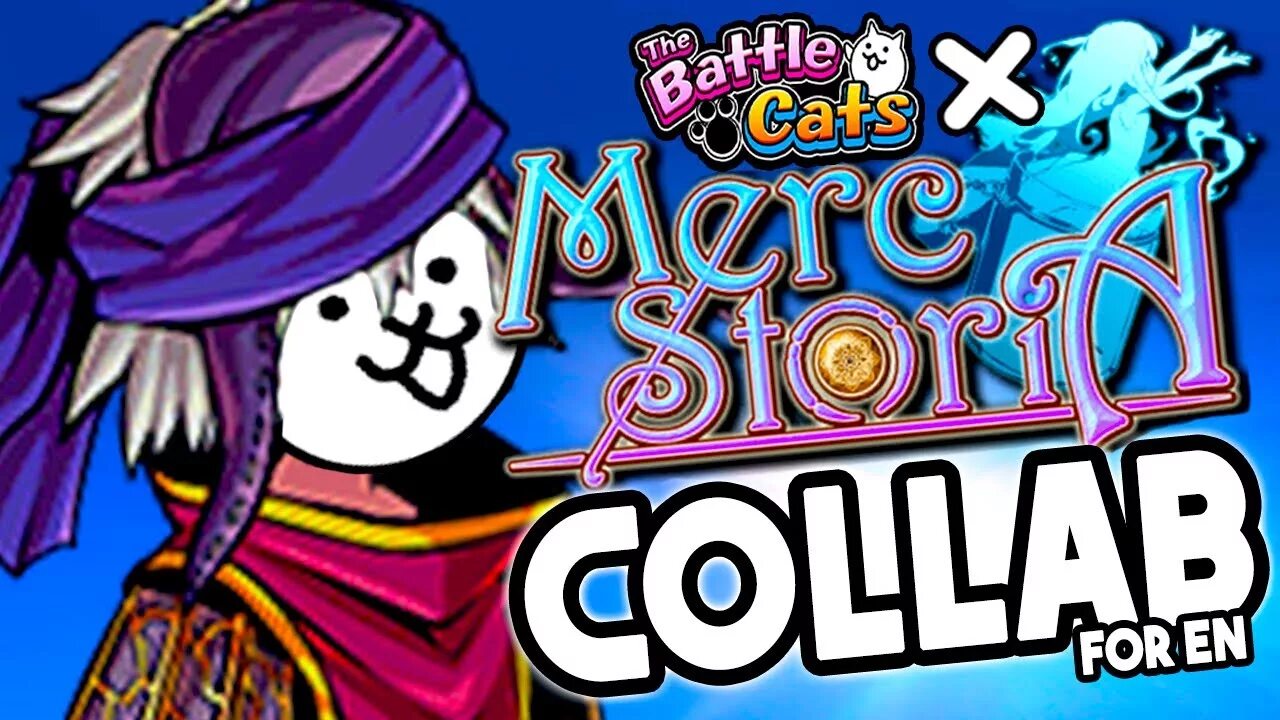 Merc battle cats. Харшут. Коллаборация mers storia в the Battle Cats. Merc storia collaboration event.