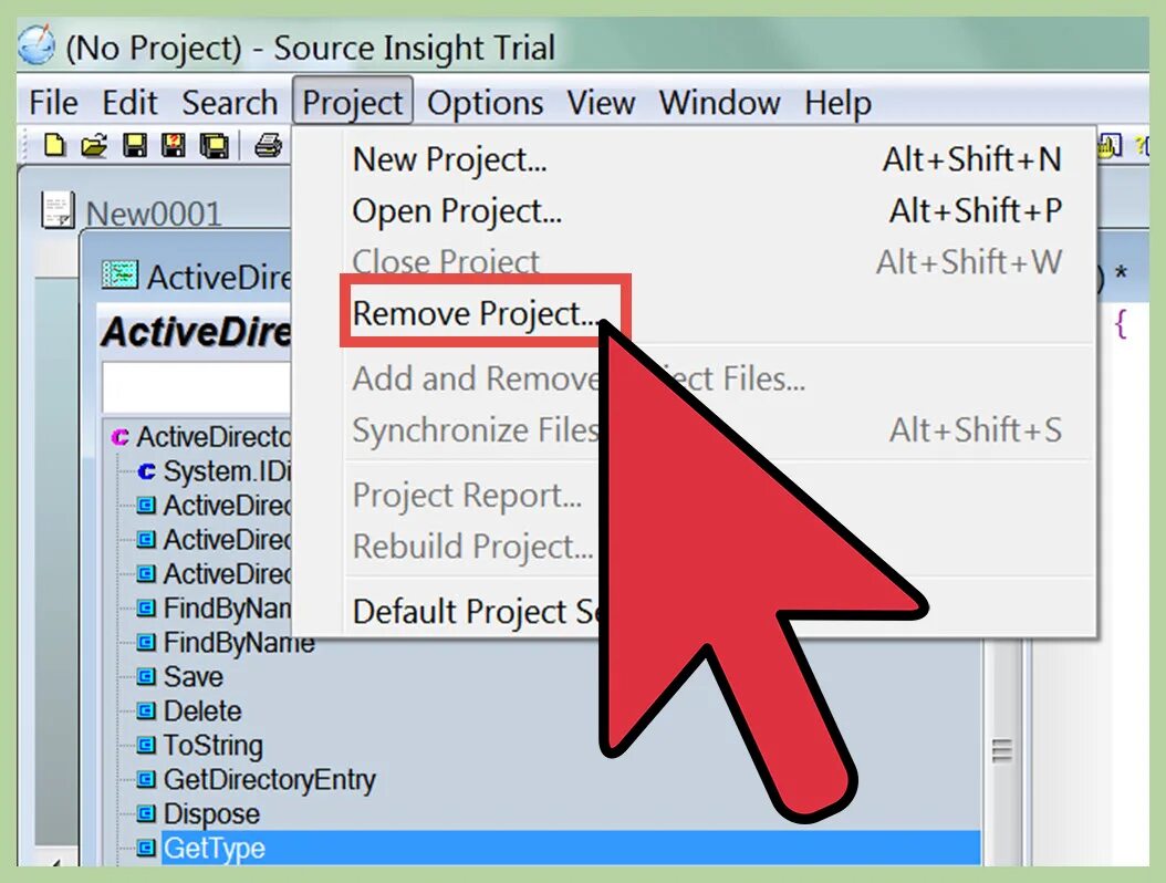 Use source. Source insight. findbyname.