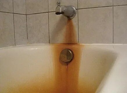 Как очистить желтый налет в ванне