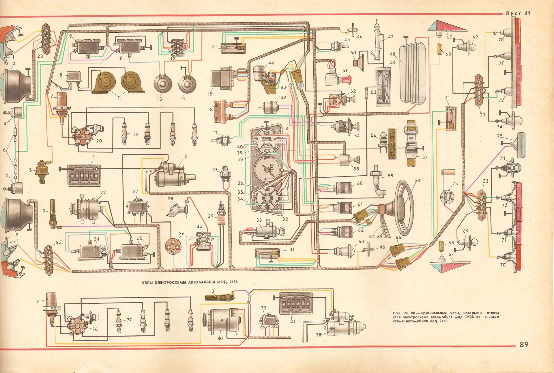 Цветные электросхемы. Схема электрооборудования подключения Москвич 412. Схема электрооборудования Москвич 2140 АЗЛК. Электрооборудование автомобиля Москвич 2140. Схема электрооборудования автомобиля Москвич 2140.