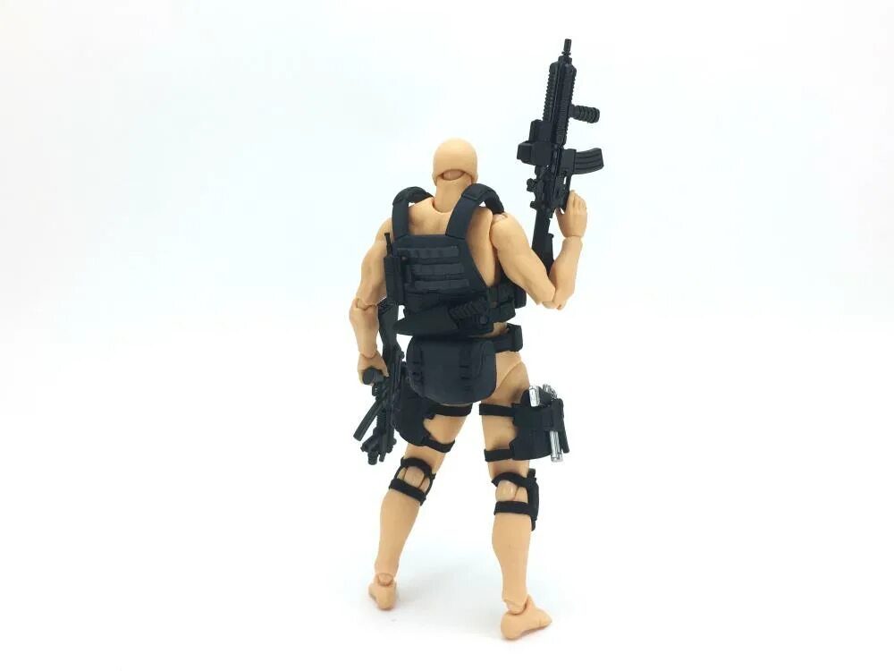 Action figure scale. Dh-e001a assault 1/12 scale action figure equipment set.