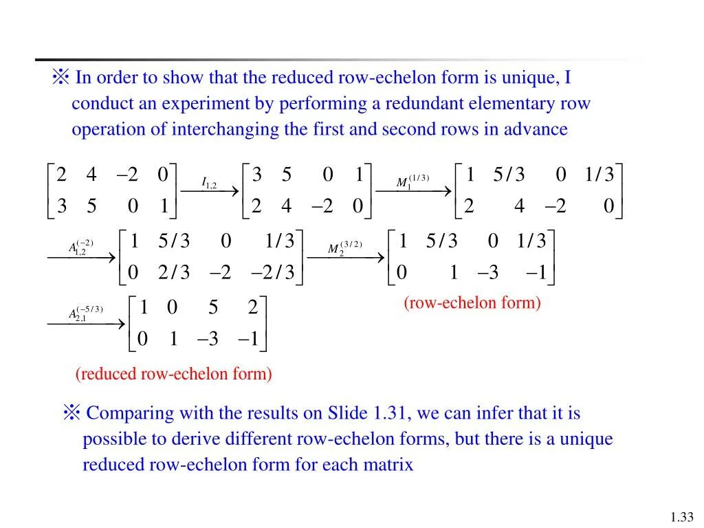 Reduced echelon form. Reduced row echelon form. row echelon form system of equations. matris dragon. what is the correct order for row echelon form.