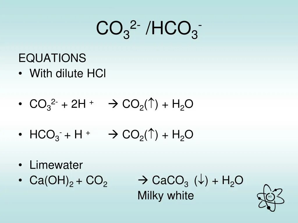 K2co3 hcl h2o