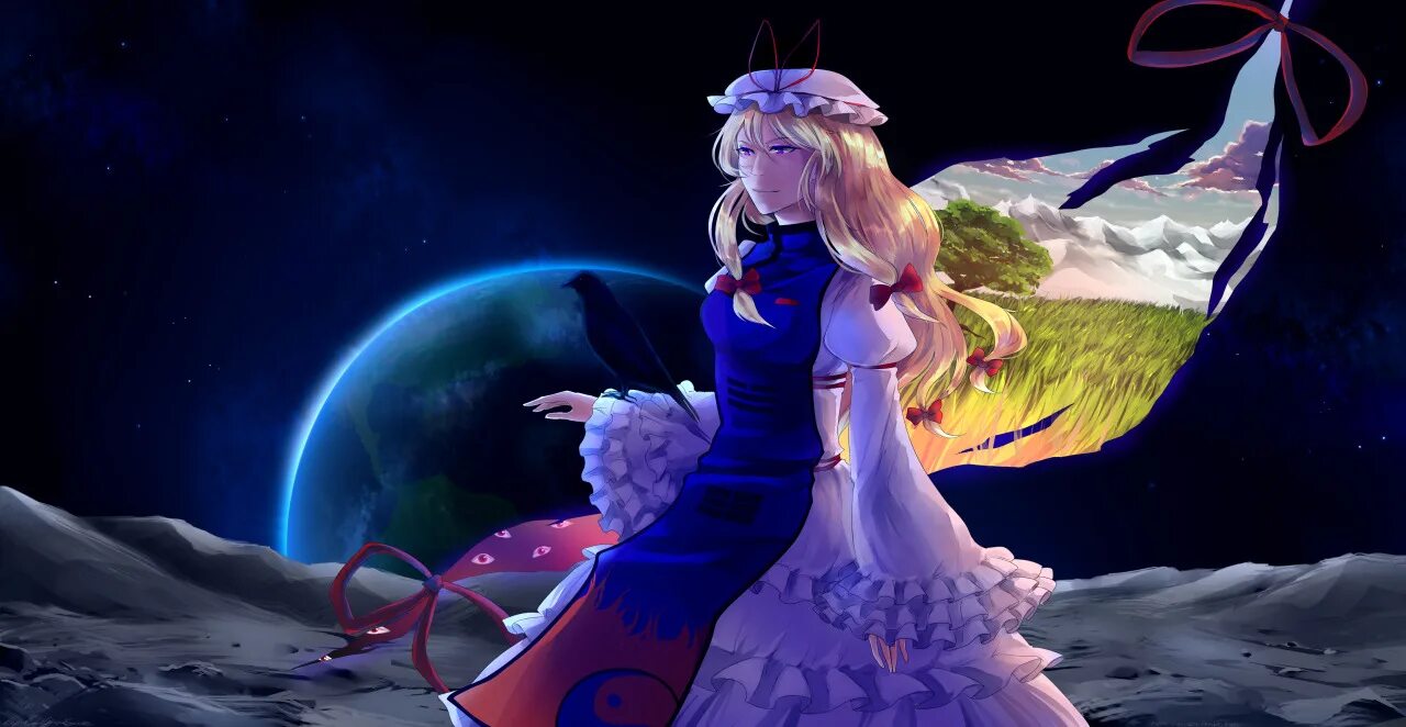 Bs лунна. Touhou Moon Rabbits. Тохо лунные кролики. Touhou Moon. Touhou Project лунные кролики.