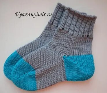Носки на однофонтурной вязальной