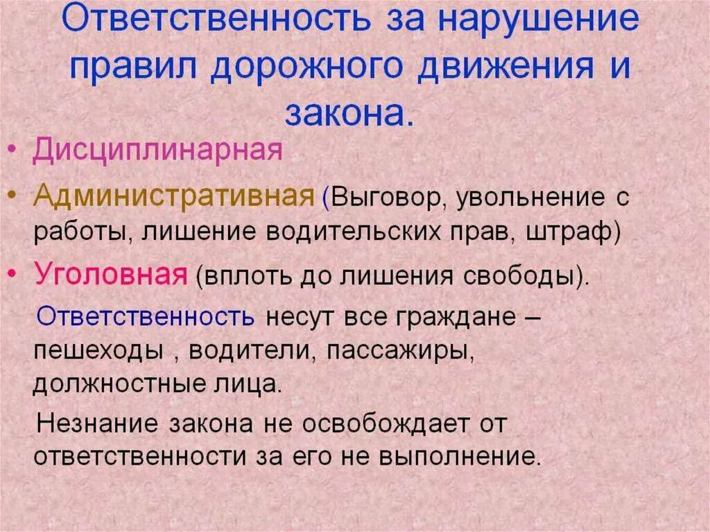 За нарушение данного правила будут. Ответственность за нарушение правил дорожного движения. Ответственность за нарушение правил ПДД. Ответственность водителя за нарушение ПДД. Виды ответственности за нарушение ПДД.