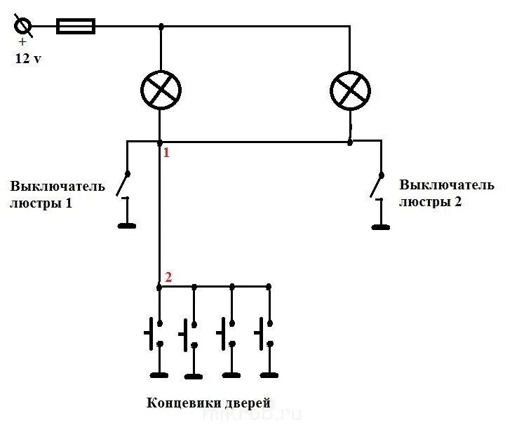 Как подключить концевики дверей к сигнализации - фото - АвтоМастер Инфо