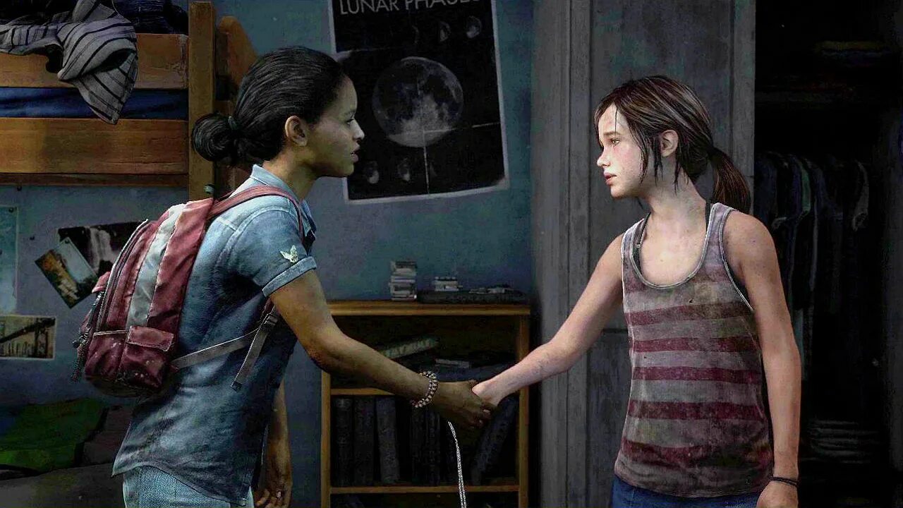 Sarah 2 last. The last of us left behind Элли и Райли.