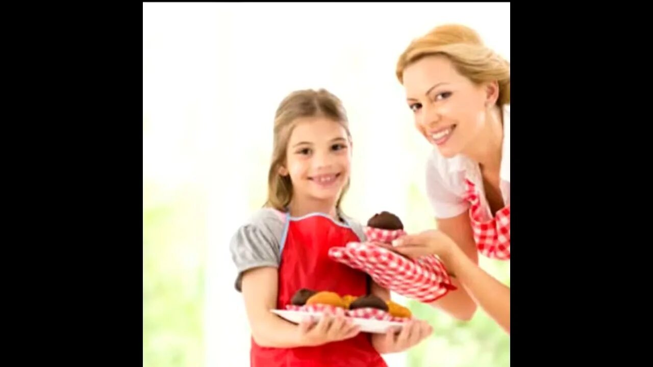 My mother a delicious cake every sunday. Mother and daughter with a birthday cake old pic.