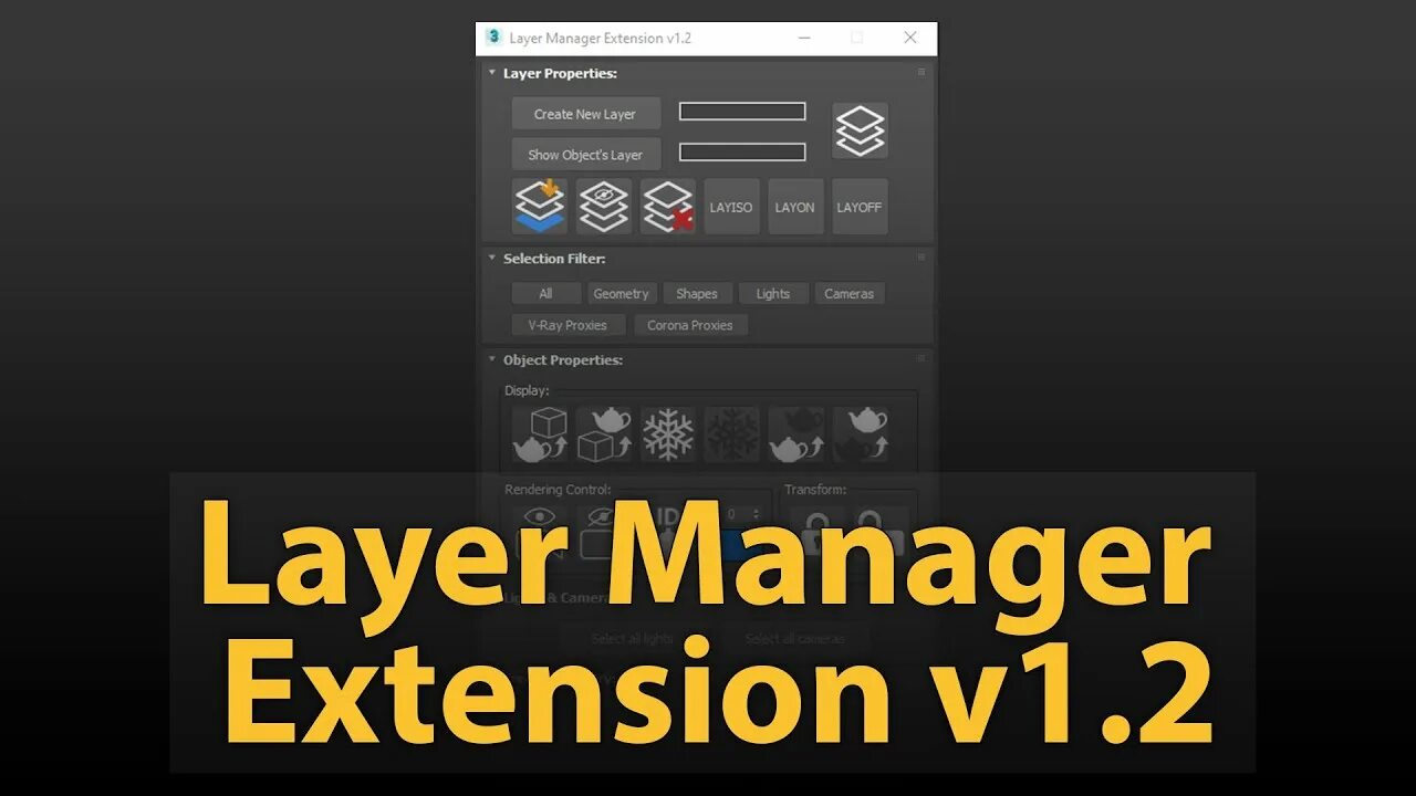 Manage extensions. Anastasiy&#039;s extension manager. layers manager.