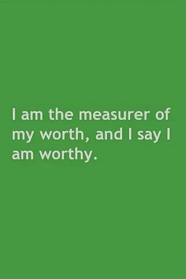 On my worth. On my worth