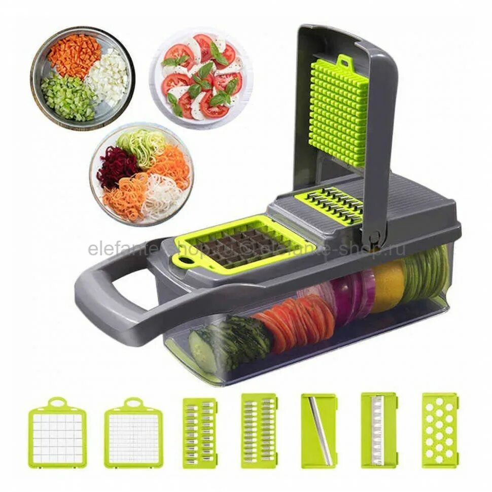 Насадки для резки овощей. Овощерезка ручная многофункциональная Veggie Slicer 14. Овощерезка Veggie Slicer слайсер с контейнером 14 в 1. KP-452 терка с насадками Vegetable Chopper. Многофункциональная овощерезка Veggie Slicer 14 в 1.