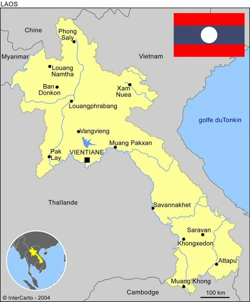Лаос особенности страны. Лаос физическая карта. Лаос географическое положение.