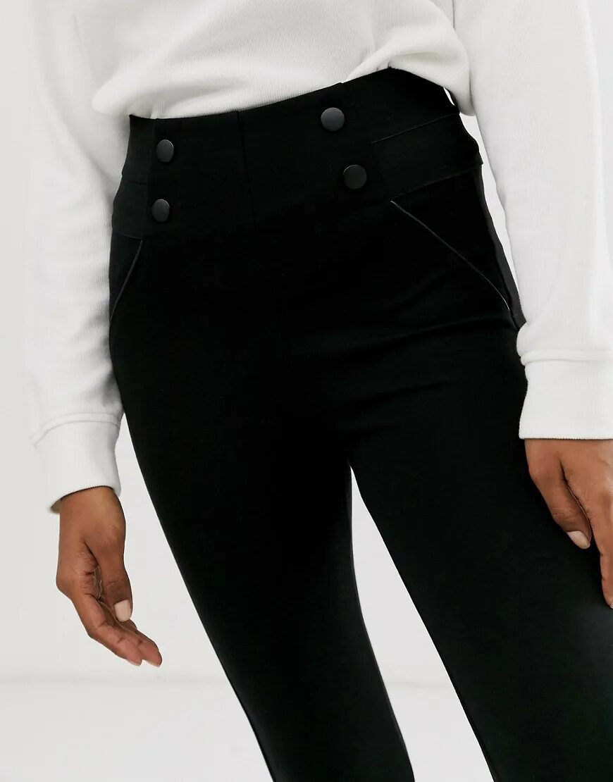 брюки клеш с пуговицами. штаны с пуговицами. чёрные штаны женские. брюки с двумя рядами пуговиц. Bonprix брюки 7/8.