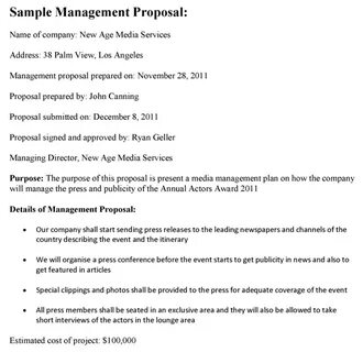 Proposal example