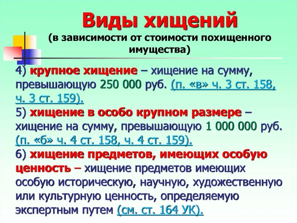 158 5 ук рф. Виды хищения. Хищение имущества статья. Статья УК хищение имущества. Кража статья Размеры.