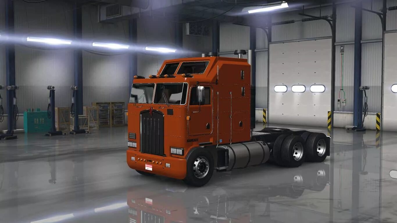 Атс 1 3. Kenworth k100. Kenworth k100 ATS. Грузовик Kenworth k100. Kenworth k100e Aerodyne.