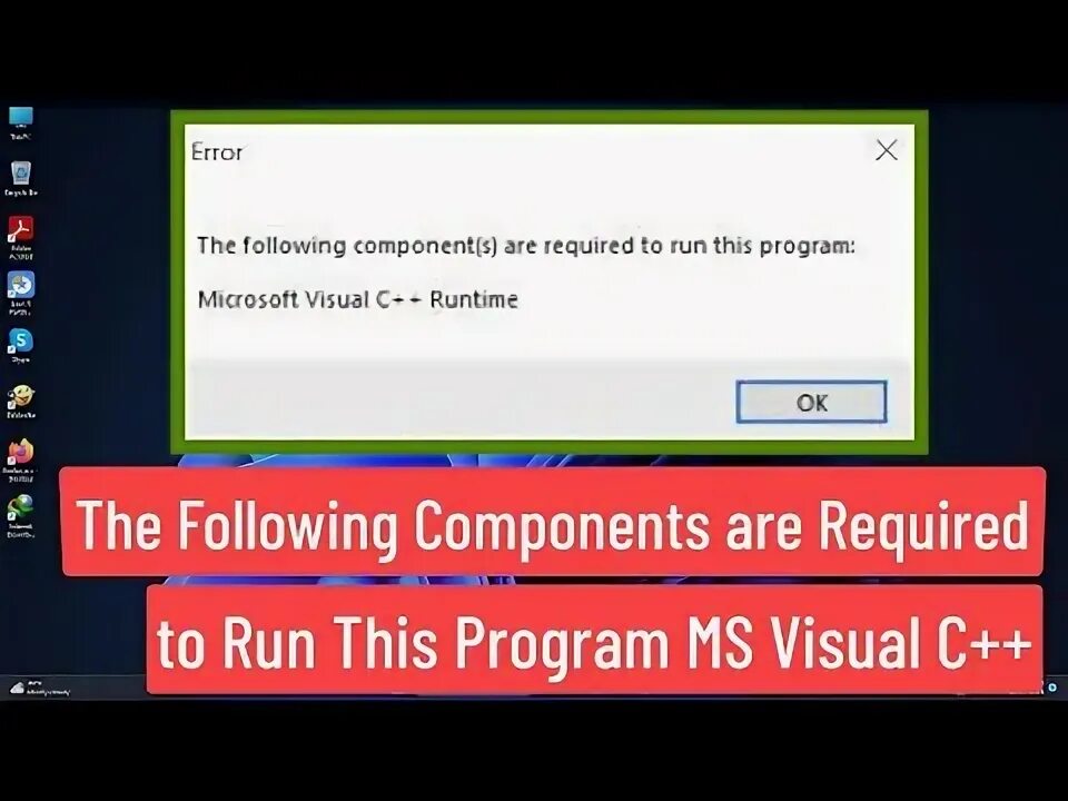 Required directx runtimes are not installed. Required directx runtimes are not installed