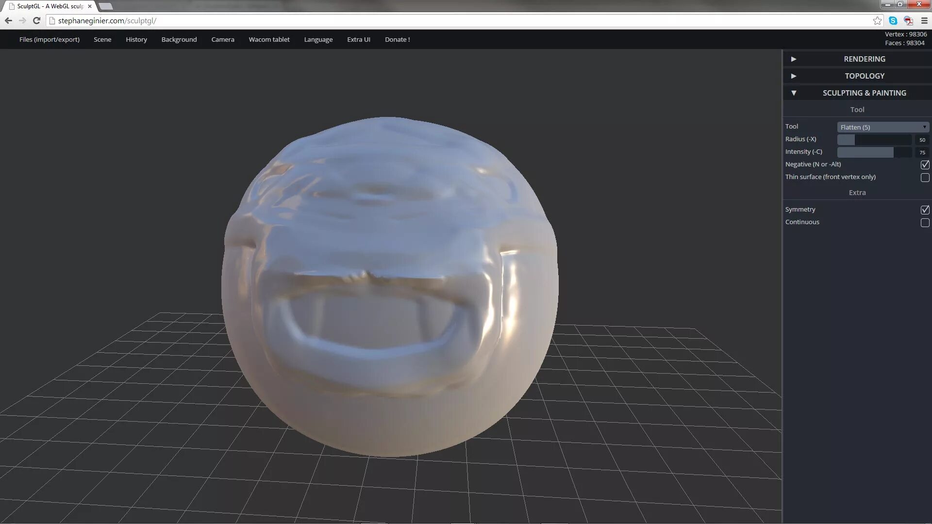 Api webgl. SCULPTGL уроки. SCULPTGL программа. SCULPTGL приложение для 3d скульптинга. WEBGL примеры работ.