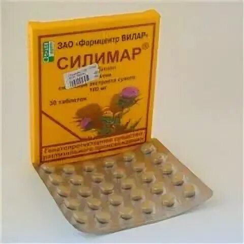 Таблетки для печени силимар