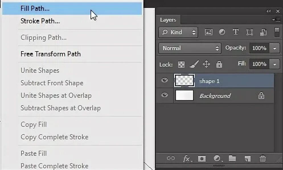 Path fill