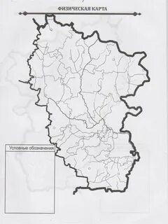 Контурная карта лнр
