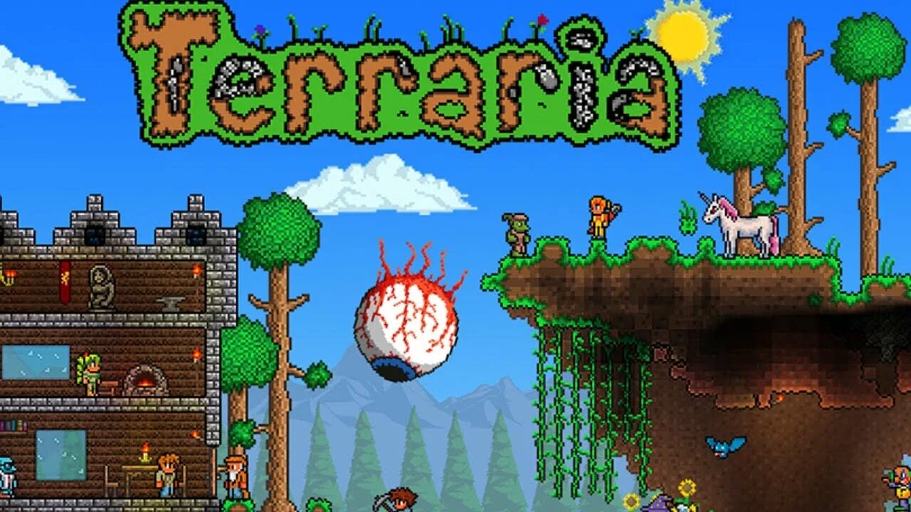 Terraria t. Террария 1.4.2.2. Террария 1.1. Террария 2. Террария 2048x1152.