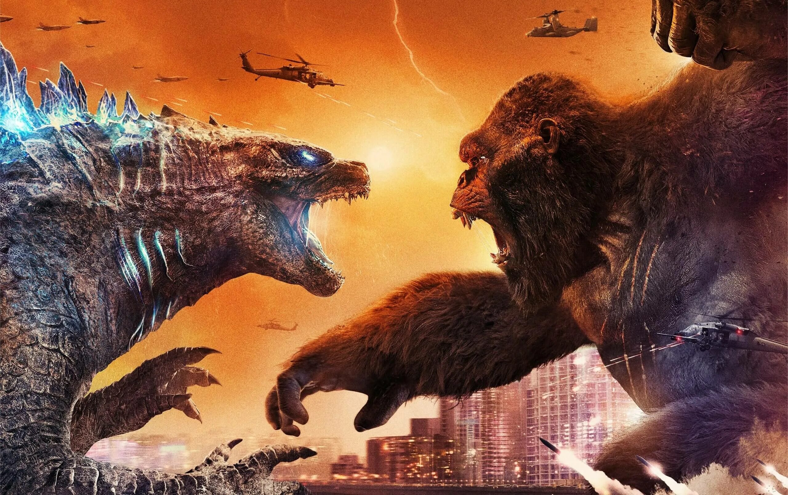 Godzilla va king kong yangi imperiya. Годзилла против Конга 2021. Годзилла и Кинг Конг. Кинг-Конг против Годзиллы 2021.