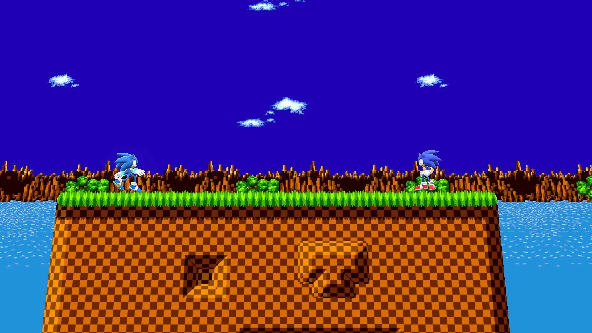 Sonic disaster 2d. Sonic green hill sprites. 2d green hill. sonic green hill 2d. sunky грин хилл.