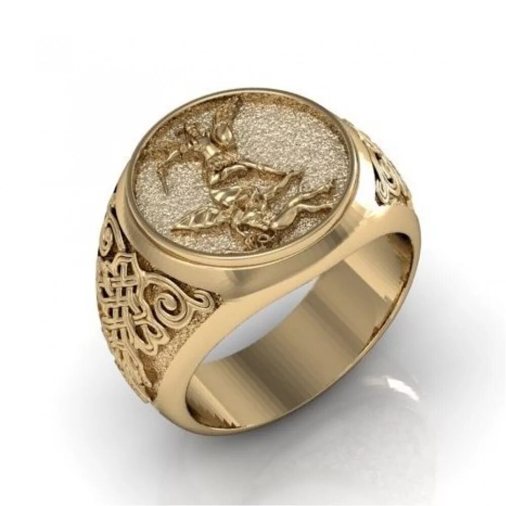 круглая золотая печатка. перстень адмирал. фамильные перстни мужские. круглые перстни мужские. кольцо цезарь e349061.