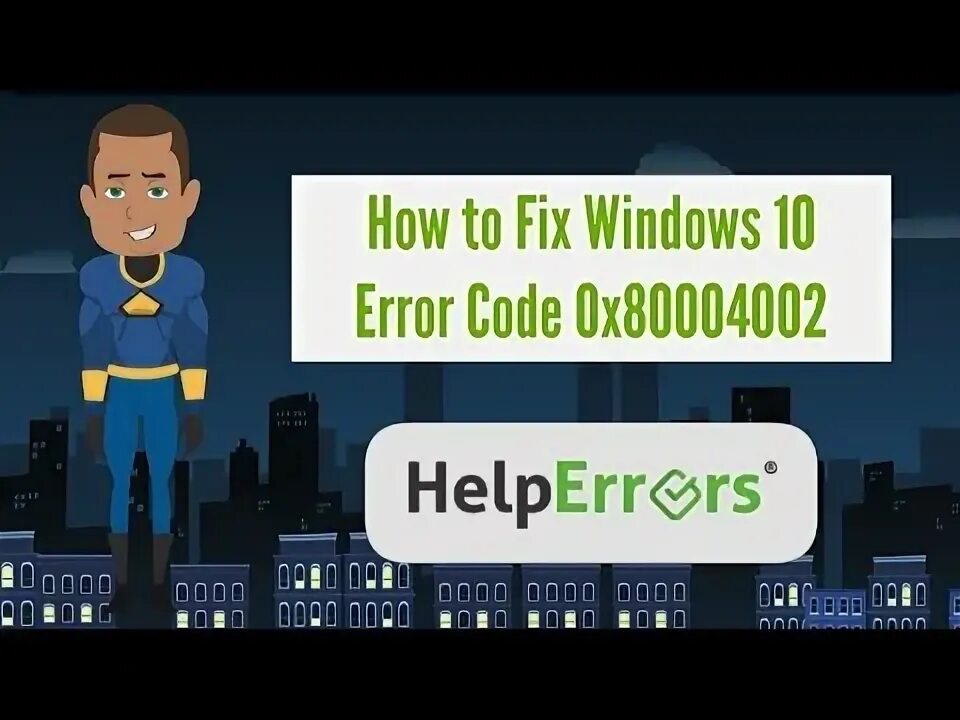 Ошибка скачивания 0x80004002. Ошибка скачивания 0x80004002