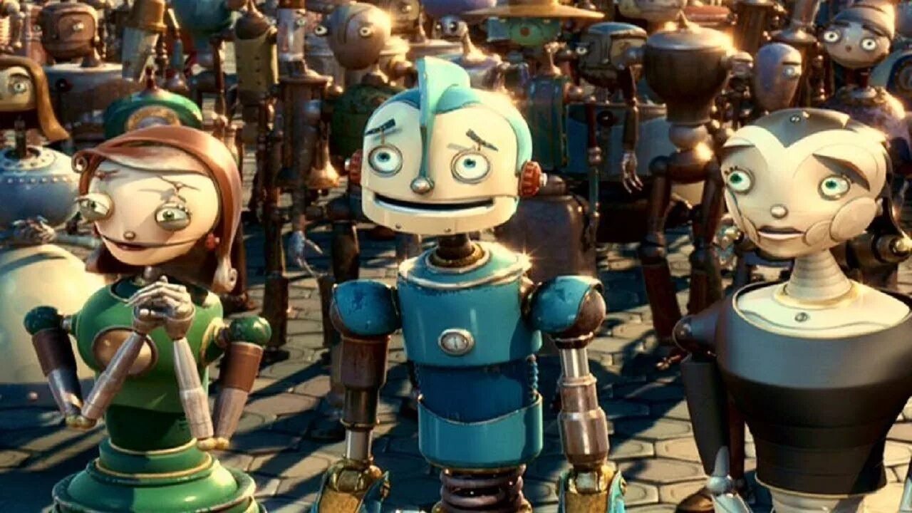 Robot episode. Родни Нержавейкин герои. Robots 2005. Роботы из мультфильмов.