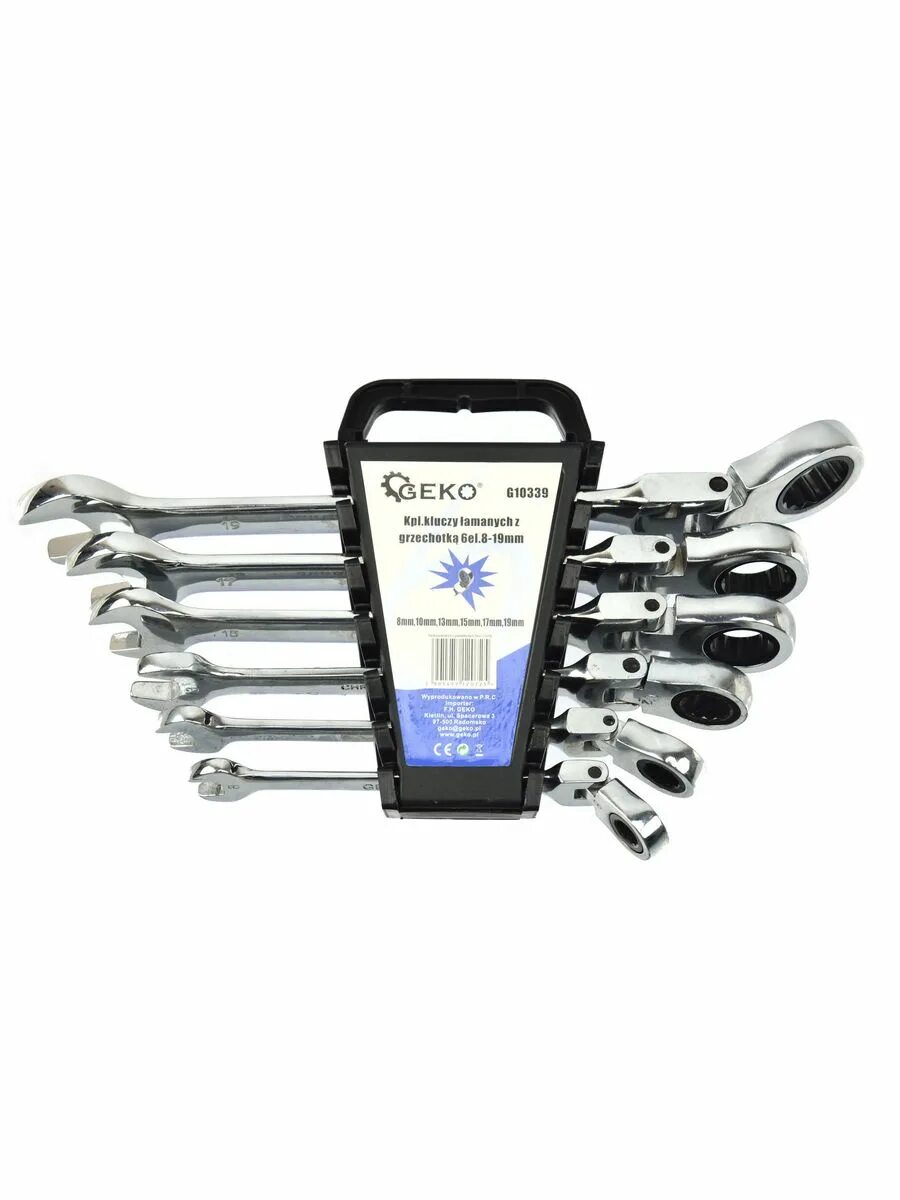 Набор комбинированных ключей с трещоткой с шарниром kano 6-32. Набор шарнирных ключей с трещоткой. Комбинированный шарнирный ключ с трещоткой gigant. Набор гаечных ключей geko g10338. Набор ключей накидных с трещоткой 8-19 мм.