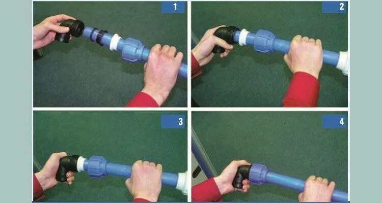 Как правильно соединить пластиковую трубу