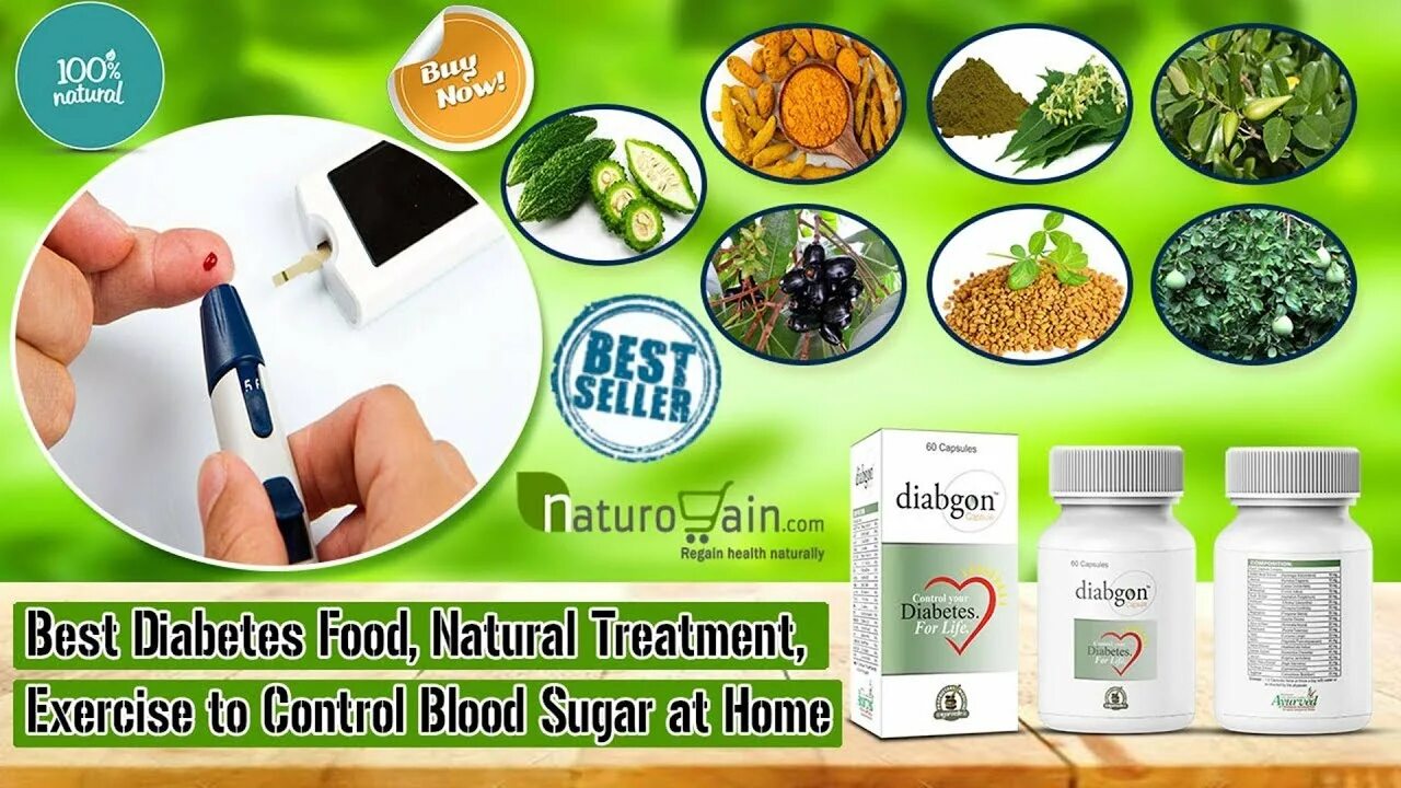 Natural and control. Control diabetes. diabetes treatment. natural treatment. treat food.