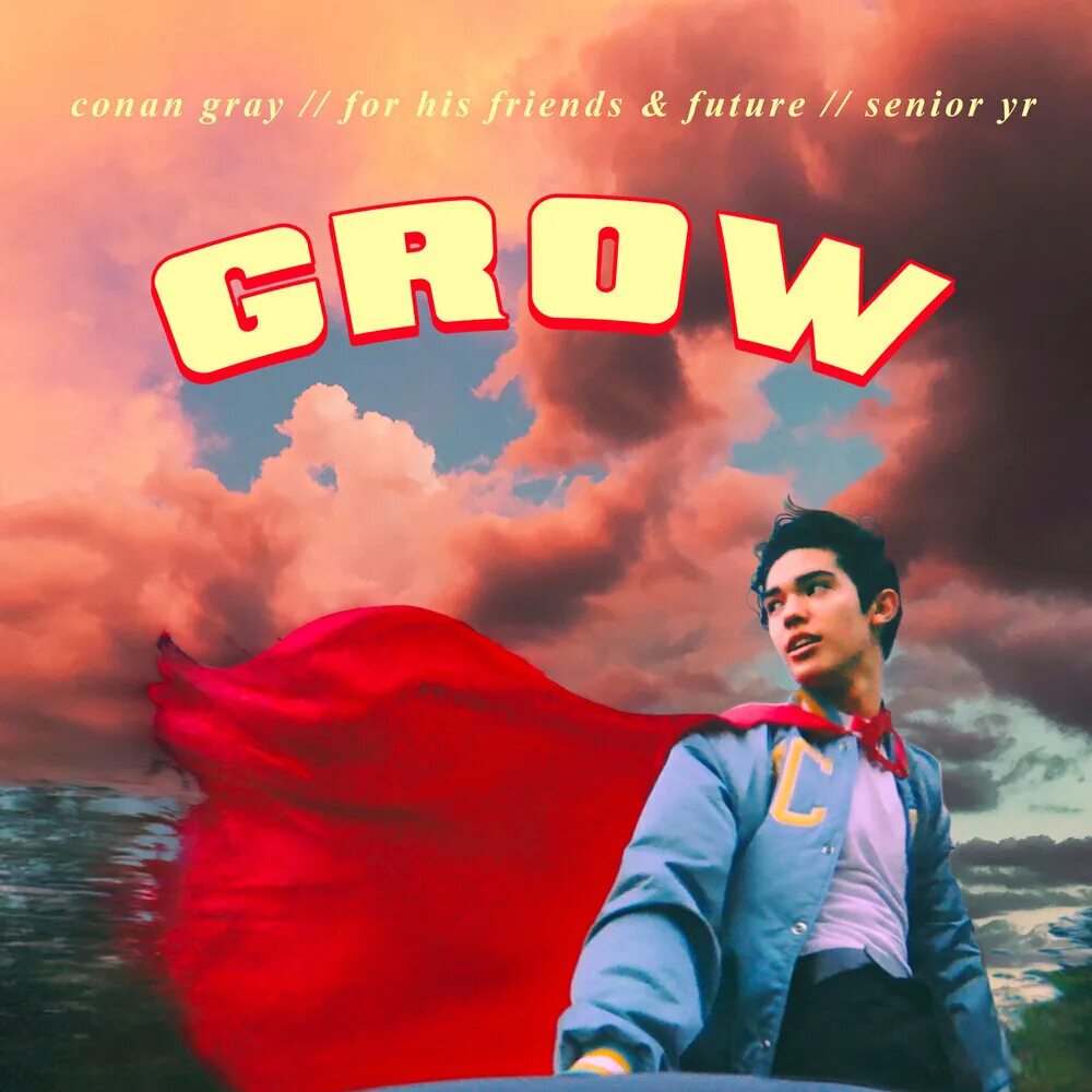 Конан музыка. Conan Gray - grow. Conan Gray album. Конан грей обложка альбома. Conan Gray SUPERCACHE обложка.