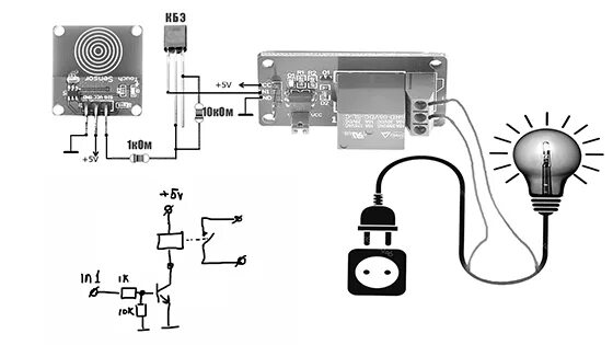 Подключение сенсорной кнопки 10PCS TTP223 Capacitive Touch Switch Button Self-Lock Module: : Indust