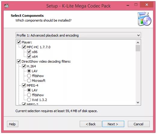 Codec software. Codec software
