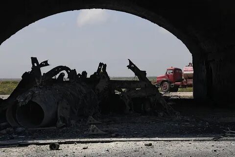 Обстрел аэродрома