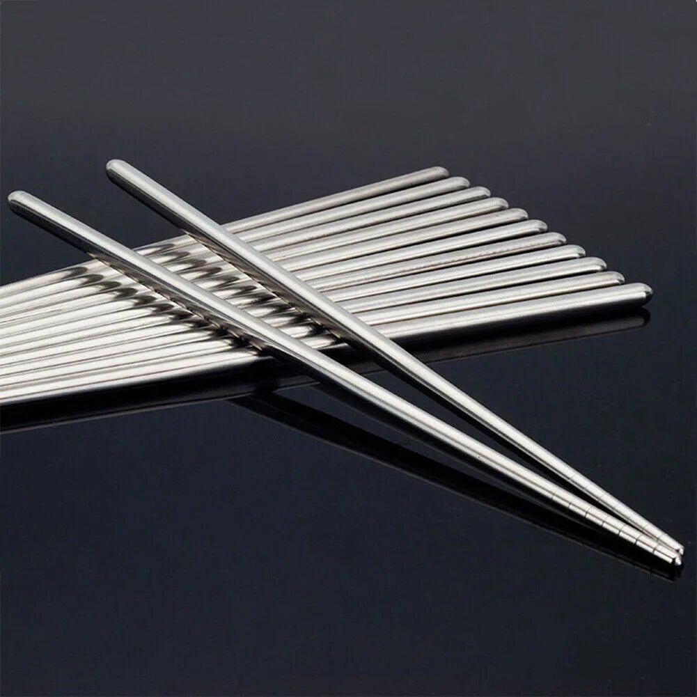 Китайские палочки 10пар,многор. Пластик ,l=270,b=6мм черный. Палочки для еды yesjoy k310a (10пар). Палочки из нержавейки. Металлическая палочка.