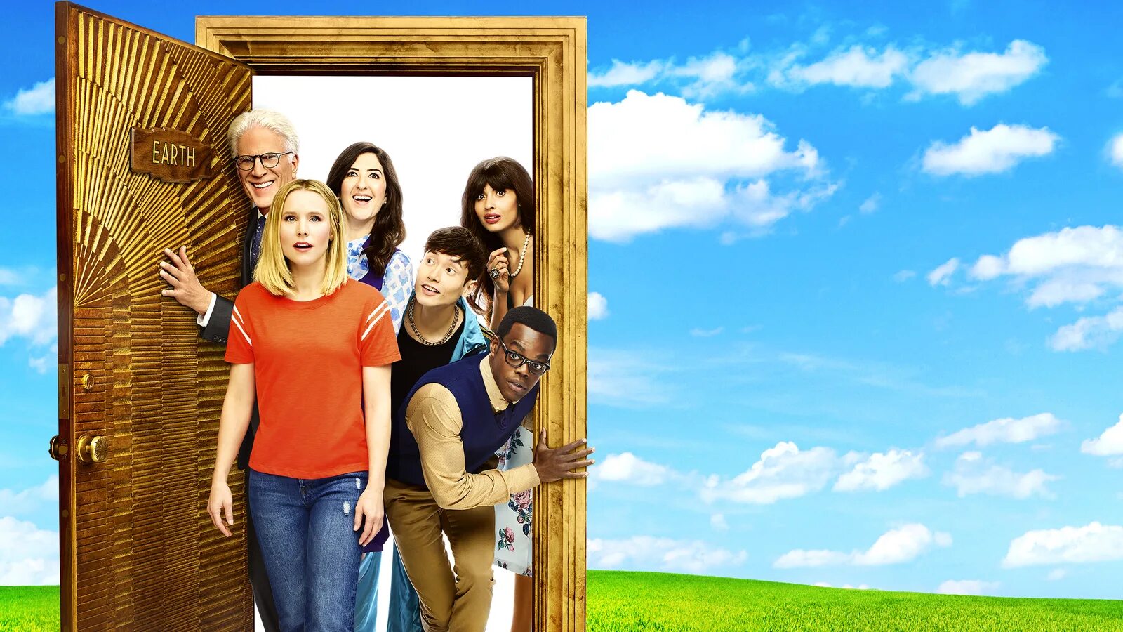 My good place. The good place Постер. В лучшем мире Постер.