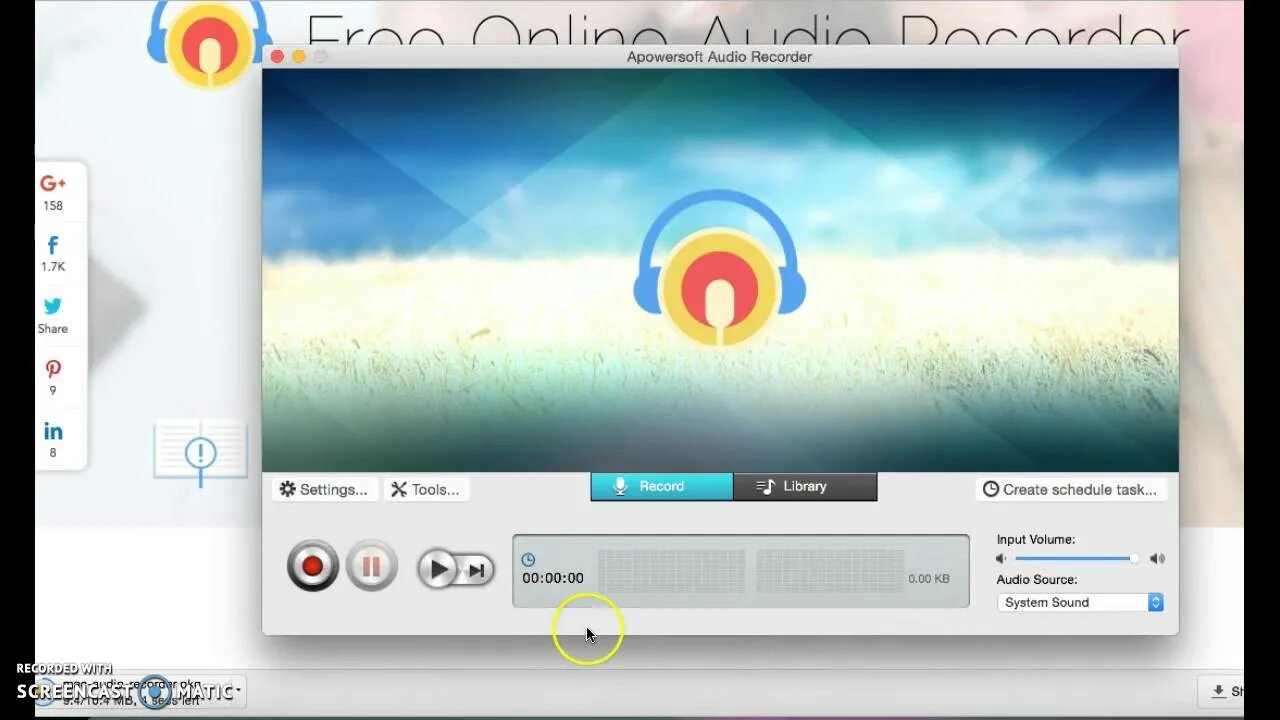 Apowersoft. Apowersoft screen. audio recorder titanium theme.